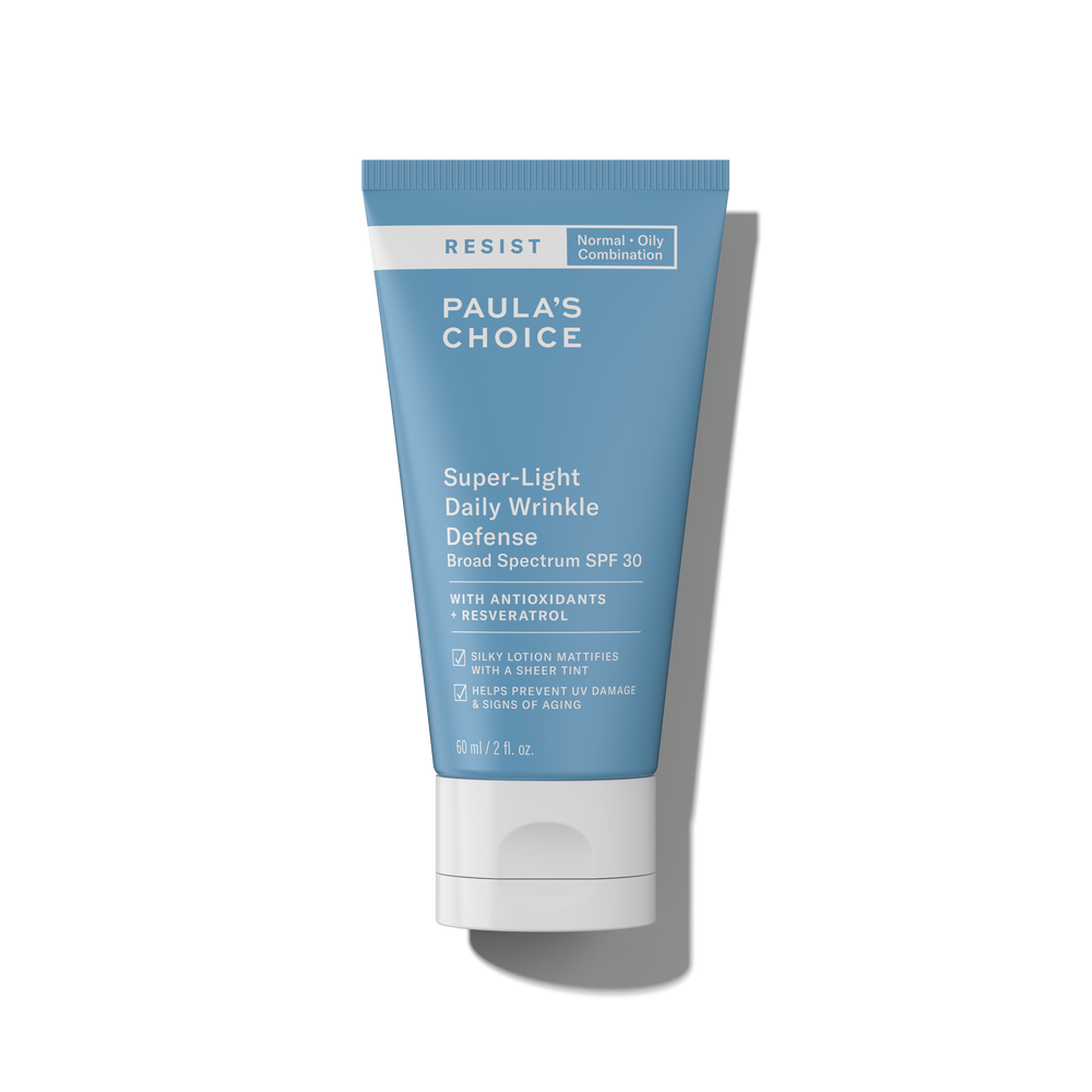 リフレッシュ UV プロテクト SPF 48/PA+++ 30ml RESIST Super-Light Wrinkle Defense SPF 30 | Paula's Choice